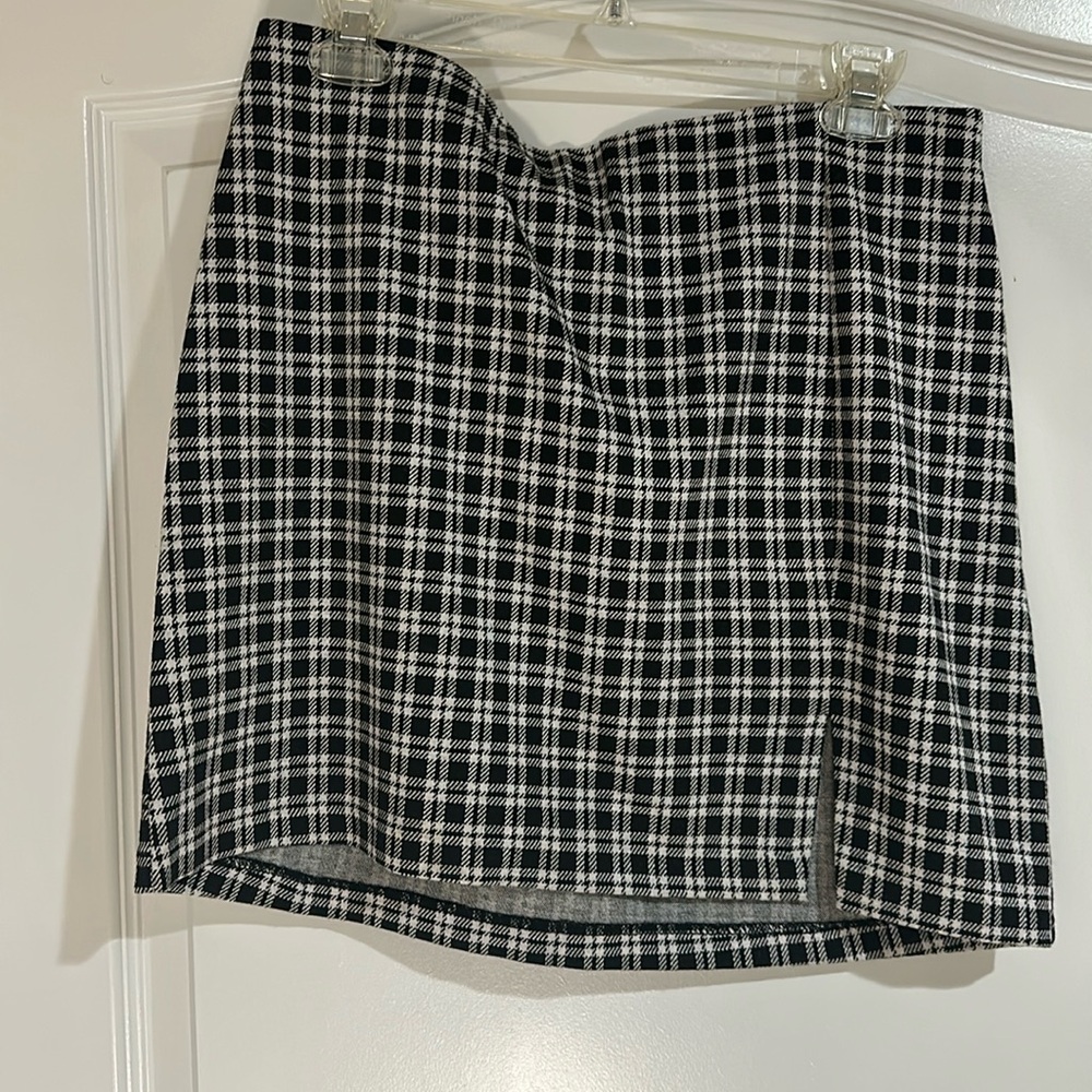 Plaid skirt
